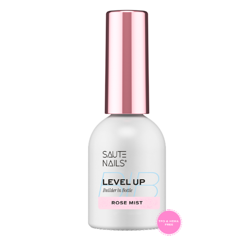 Rose Mist BiB Level Up Saute Nails 8ml – Gel constructor tono rosa milky glow