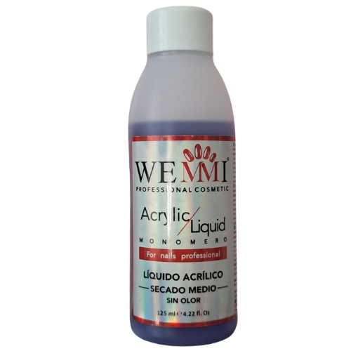 Líquido monómero acrílico secado medio sin olor 125 ml.