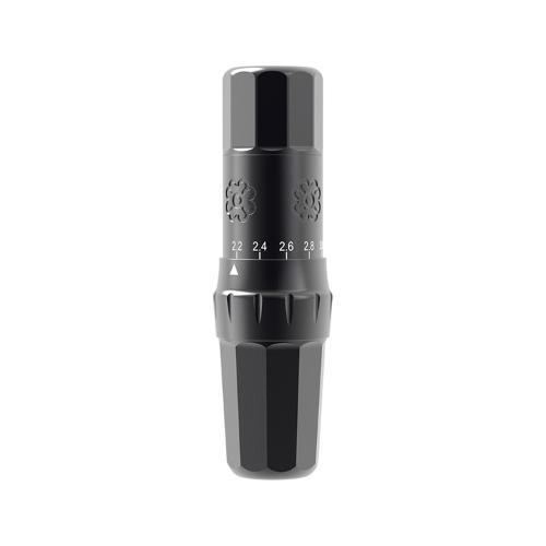 áquina PMU Microbeau E.L.B. Matte Black montada con la pieza RCA