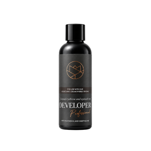 Revelador líquido PE Cosmetics 100ml para tinte híbrido de cejas y pestañas profesional