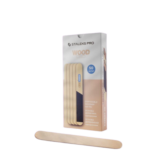 Base Desechable Madera Para Lima Expert Staleks