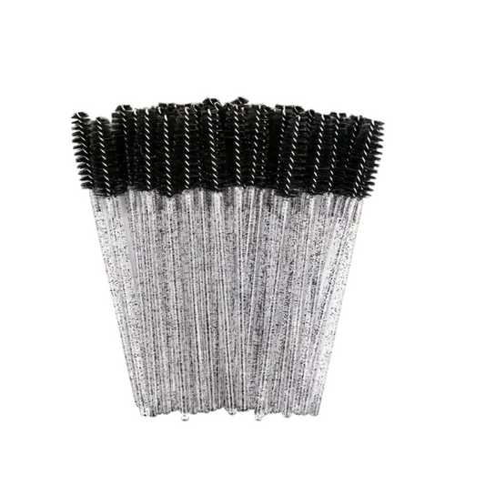 Cepillos Desechables Glitter Glam para Pestañas y Cejas