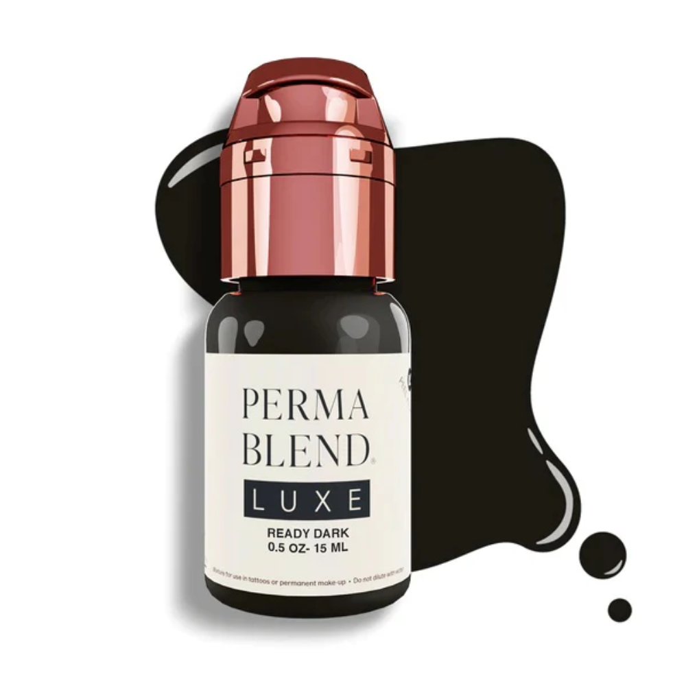 Ready Dark pigmento tono marrón oscuro de opacidad media y matiz neutro‑frío para micropigmentación de cejas y microblading.