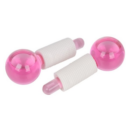 Bolas Crystal Frías para Masaje Facial