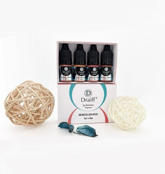 Miniset Areolas línea hibrida Draiff 6ml.