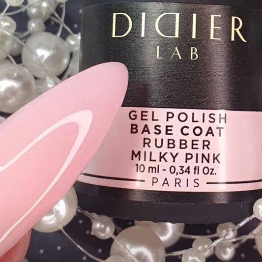 Top Coat No Wipe Milky Pink  Didier Lab 10ml.