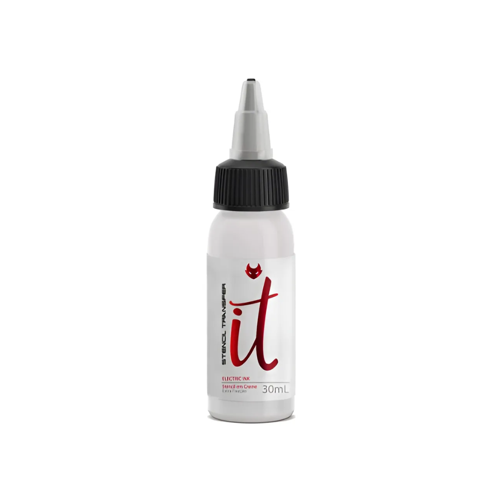 Crema profesional diseñada para la&nbsp;fijación duradera y precisa&nbsp;de plantillas de tatuajes en la piel. tattoo Stencil Transfer 30 ml Electric in k