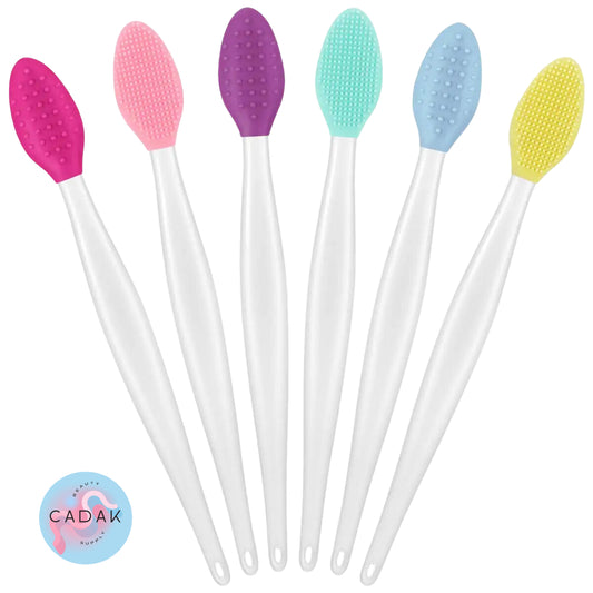 Cepillo Doble de Silicona para limpieza y exfoliación