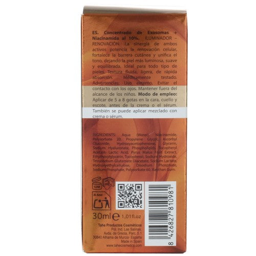 Concentrado Exoglow 10 Intense Exosomas y Niacinamida 30ml.