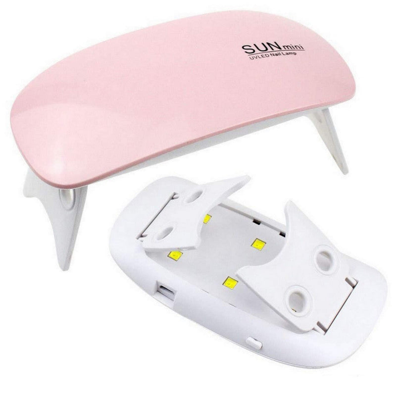 Lámpara de uñas UV/LED Sun Mini rosa para manicura profesional y semipermanente – CADAK Beauty Supply, tienda online y física en Alicante