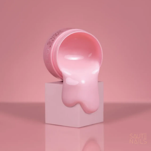 Light Pink One Touch Gel Constructor Saute Nails