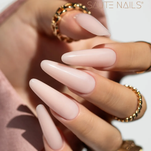 Light Pink One Touch Gel Constructor Saute Nails