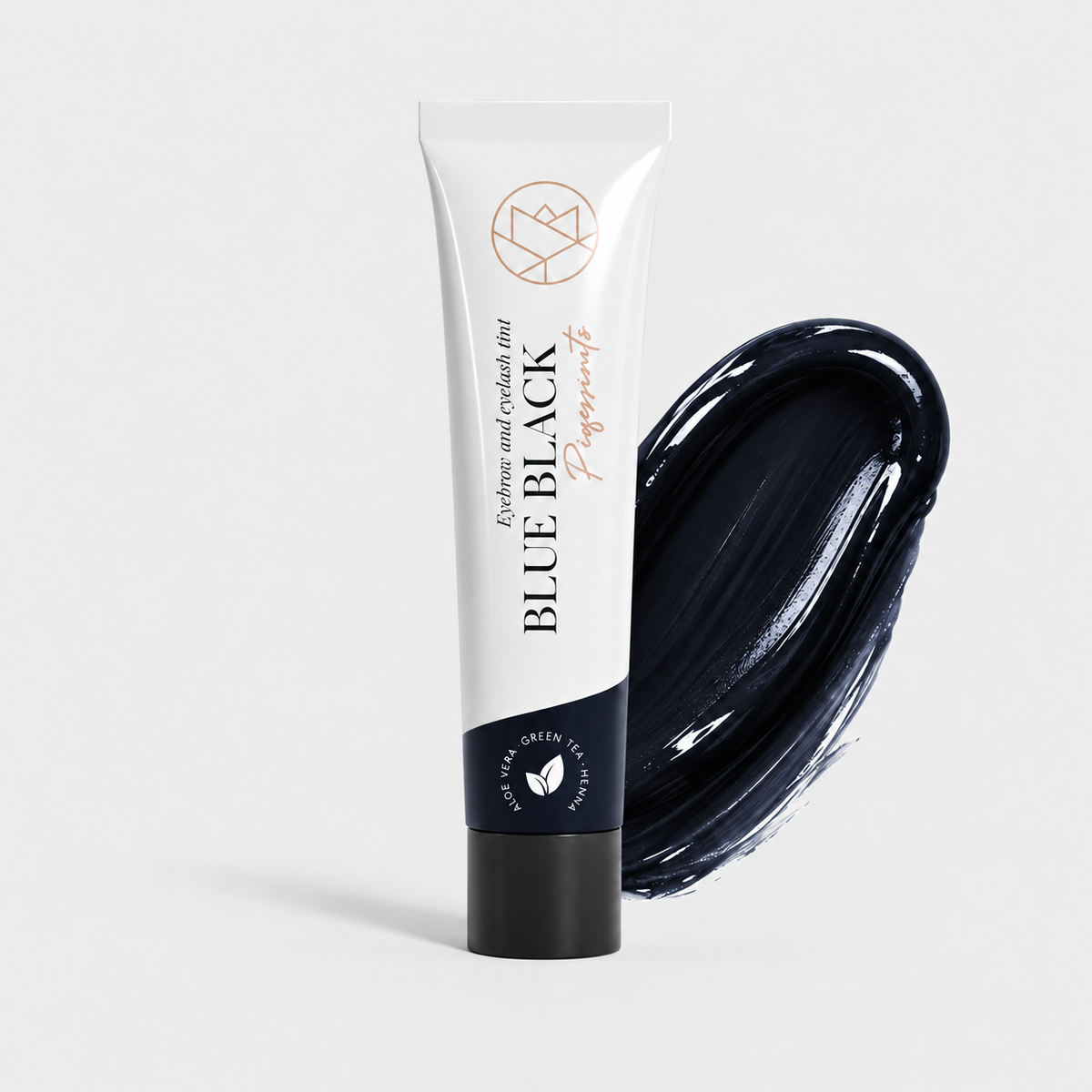 Tinte híbrido PE Cosmetics 15ml tono negro azulado para pestañas