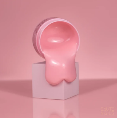 Pastel Pink One Touch Gel Constructor Saute Nails