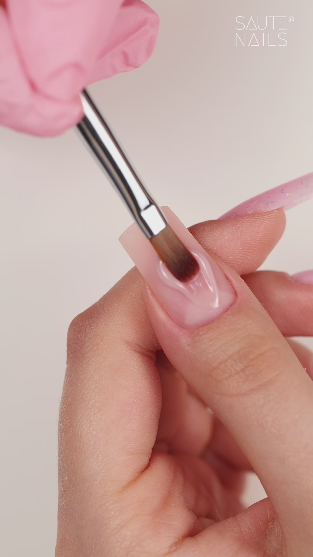 Easy Levelling PRO Cotton Pink Saute Nails 30g – Gel constructor tono rosa algodón