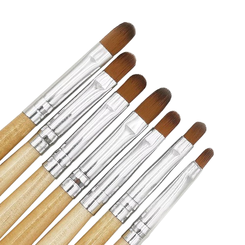 Set Profesional de 7 Pinceles para Gel
