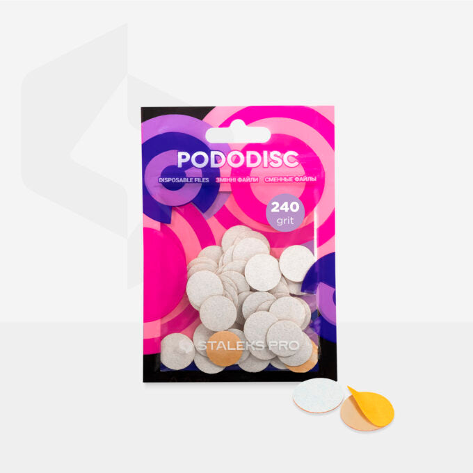Lima Blanca Desechable Para Pododisc Staleks 50ud.